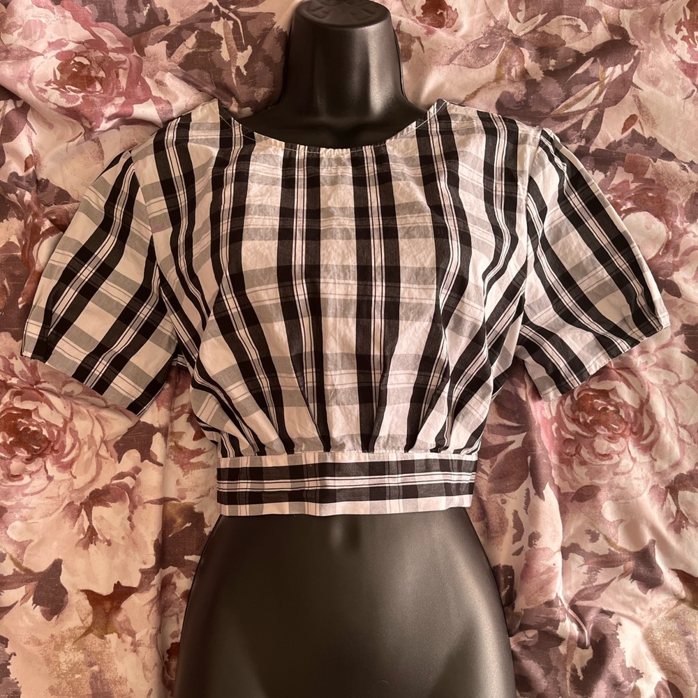 light weight top open back